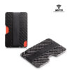 oneou RFID carbon fiber made card holder front and back visual